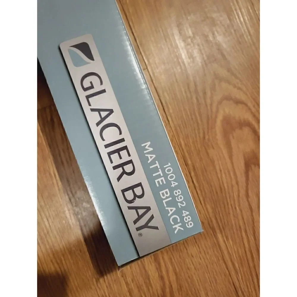 Glacier Bay Lorent 24 in. Towel Bar in Matte Black, 1004 892 489 Free Shipping!